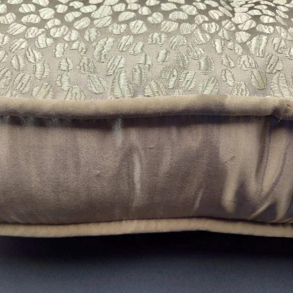 VTG Couch Pillow Square Luxery Gold 17x17x3 Covers Throw Sparkling BL3.3GO3533